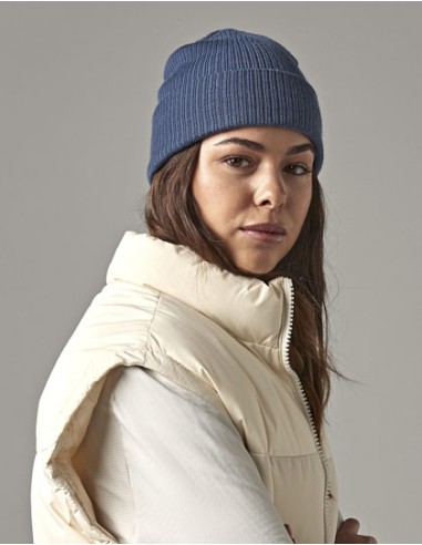 BEE-B376R-Polylana® Ribbed Beanie